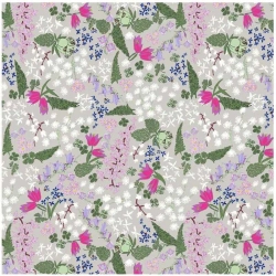 Toraysee mod.PM68 GREIGE FLOWERS - mikrofaza 24 x 24 cm.