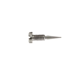Śrubka łamana M1,2 – schemat 6,0/3,0 mm, główka 2,0 mm, srebrna