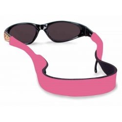Croakie - Płaska gumka dziecięca do okularów - różowa