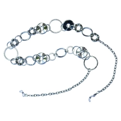 08/385/2000 Łańcuszek do okularów srebrny - JAX NECKLACE