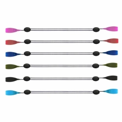 S-106L - Twardy sznurek do okularów, dla sportowców, z regulacją - 40 cm
