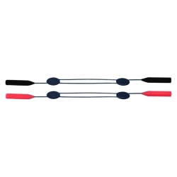 S-107M - Twardy sznurek do okularów, dla sportowców - z regulacją - 37 cm