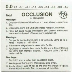 Occlusion - Folia okluzyjna bezbarwna.
