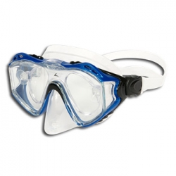 33/750/0000 -  Maska do pływania xRx z adapterm, niebieska - dla dorosłych