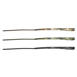 ZF-25 w trzech wersjach kolorystycznych: złoty, retro złoty i czarny, ujęcie boczne z zaakcentowaną częścią ozdobną