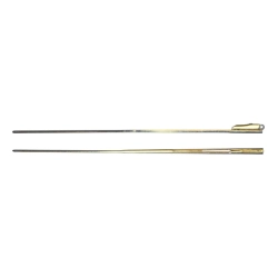 Zausznik metalowy ZF-64 z flexem, kolor złoty, długość 133 mm, pióro 1.2 mm, puszka WKF-1