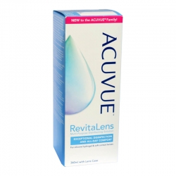 ACUVUE RevitaLens - wielofunkcyjny płyn dezynfekujący, 360 ml.