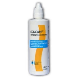 Concare 120 ml. - Płyn do przechowywania twardych soczewek kontaktowych