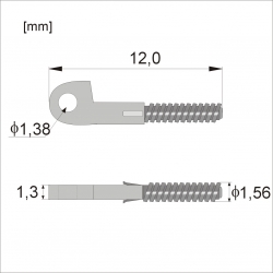 WKF262 - Wkłady do fleksa na zapadki, jarzmo 1,3 mm