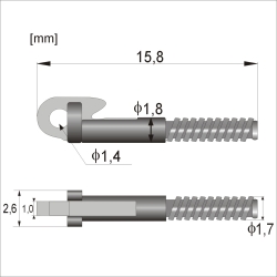 WKF5 - Wkłady do fleksa, jarzmo 1,0 mm