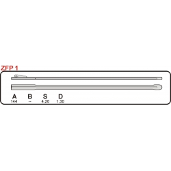 ZFP1 - zausznik z fleksem.