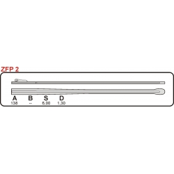 ZFP2 - zausznik z fleksem, płyta