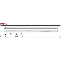 ZFP3 - zausznik z fleksem, płyta